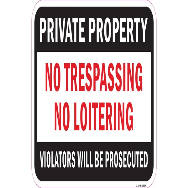 Signmission Safety Sign, 12 in Height, Aluminum, 24832 A-1218-24832 - main